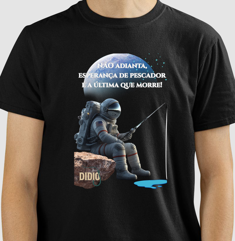 Camiseta pesca na lua