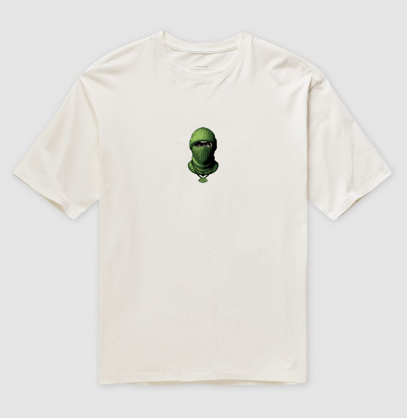 Camiseta Oversized Monkey Off-White