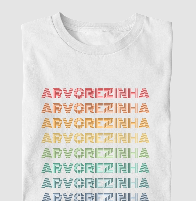 Arvorezinha Letreiro Retrô