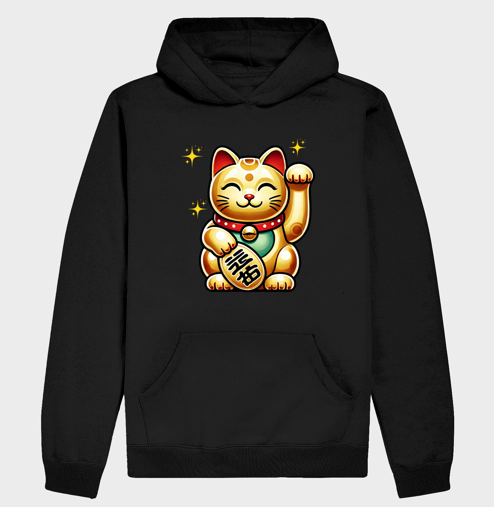 Gato da Sorte com Estrelas