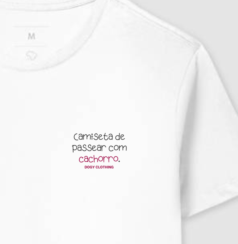 Camiseta de Passear com Cachorro