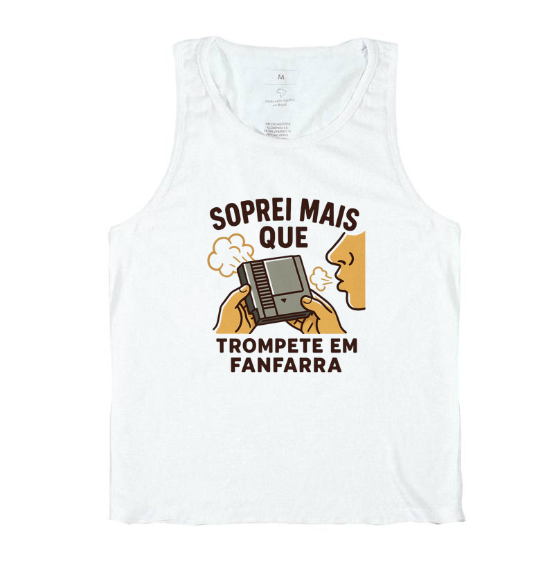 Soprei mais que trompete
