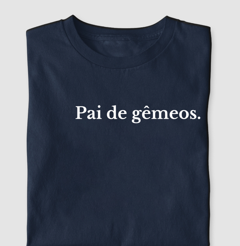 Pai de gêmeos.