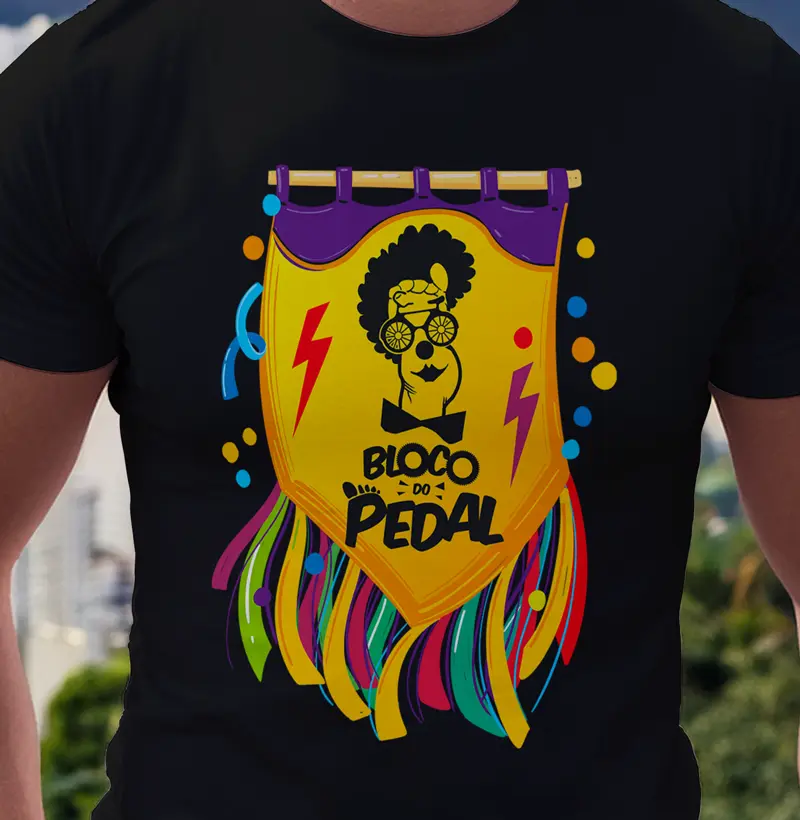 Bloco do Pedal estandarte