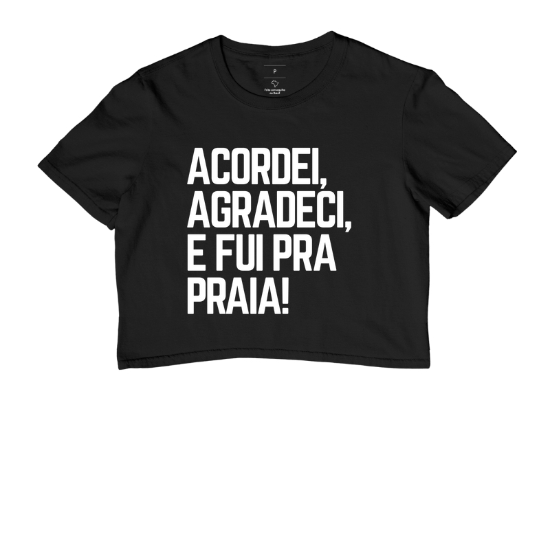 Agradeci e fui a Praia!