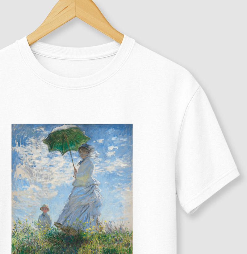 Mulher com Sombrinha - Claude Monet