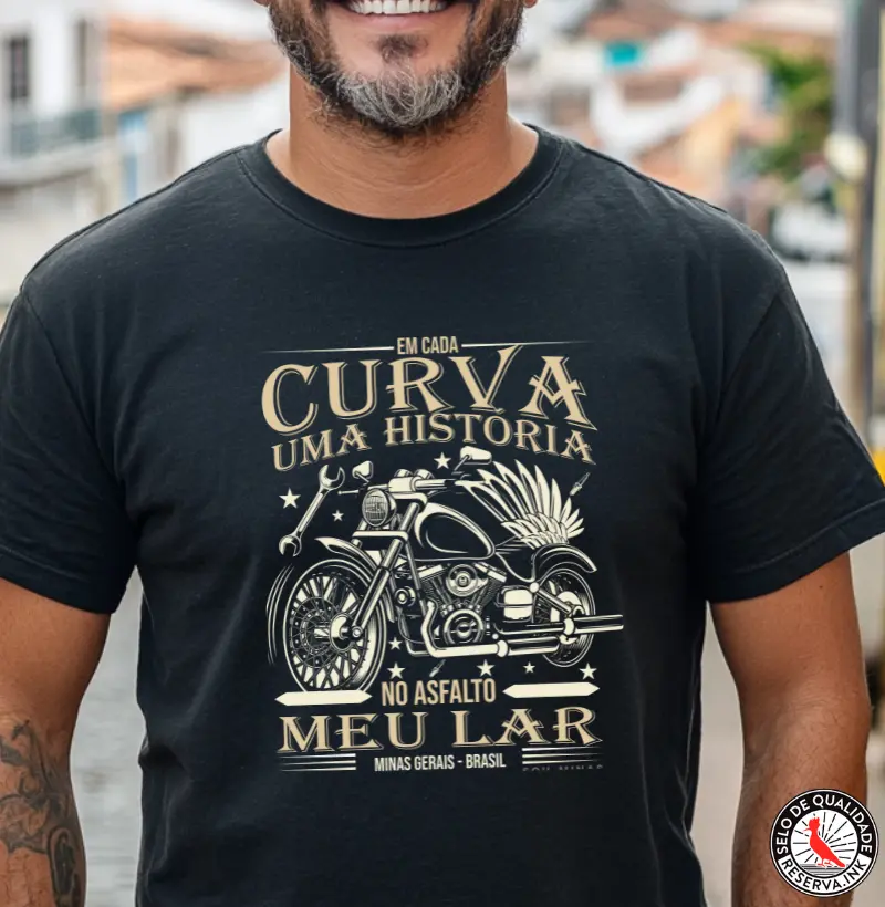 Em cada curva uma história, no asfalto meu lar