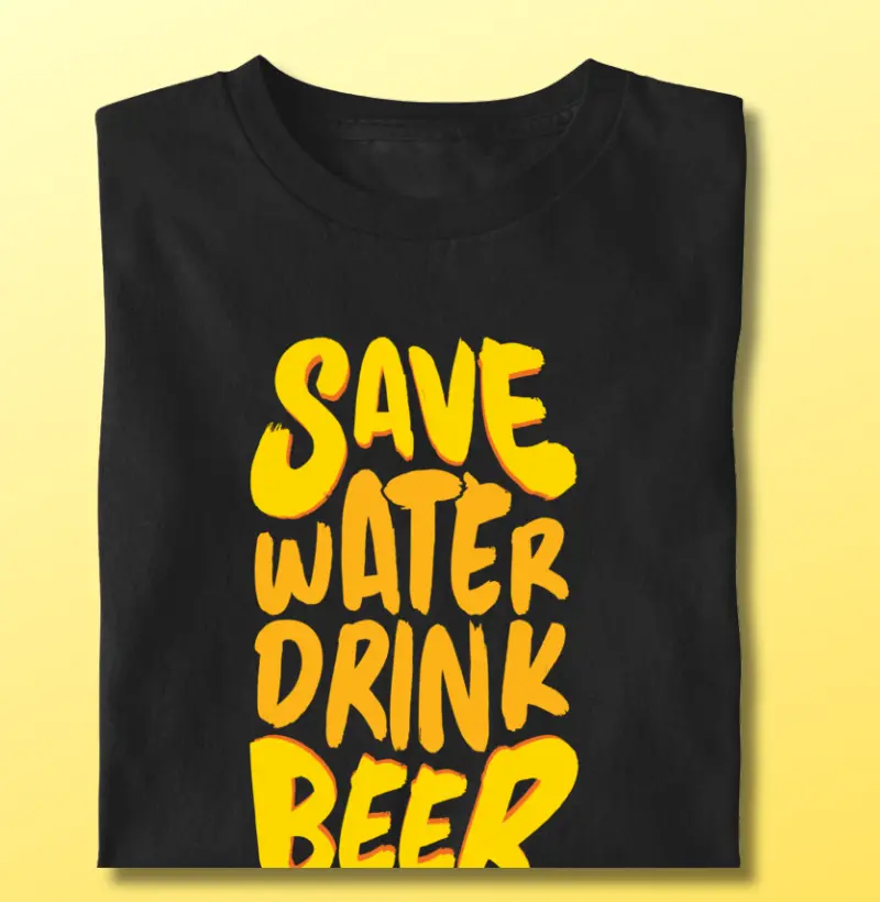 Economize água, beba cerveja