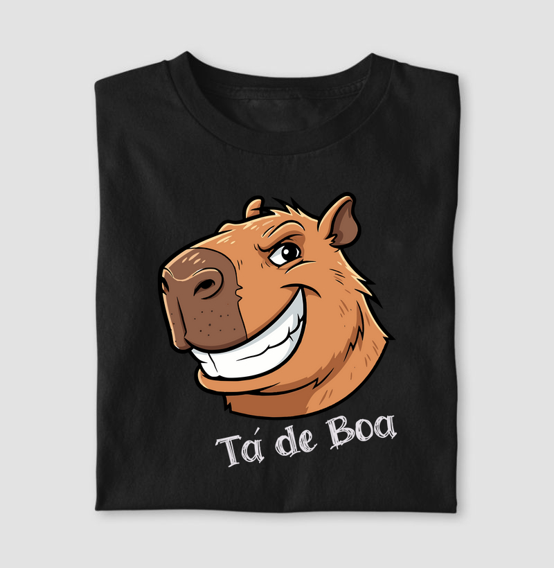 Capivara Troll Face – Tá de Boa | Tee Original