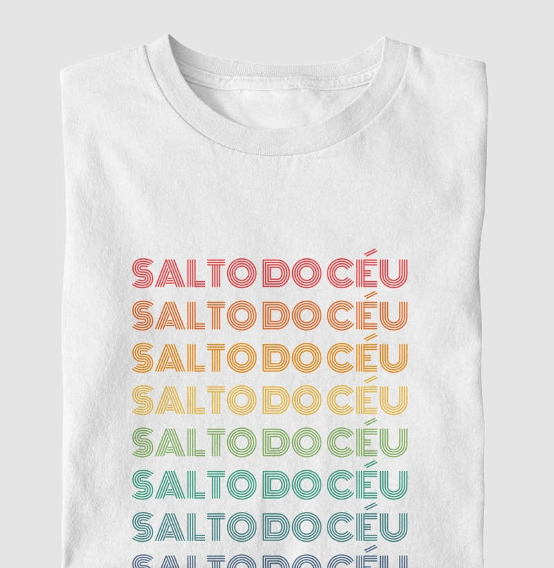 Salto do Céu Letreiro Retrô