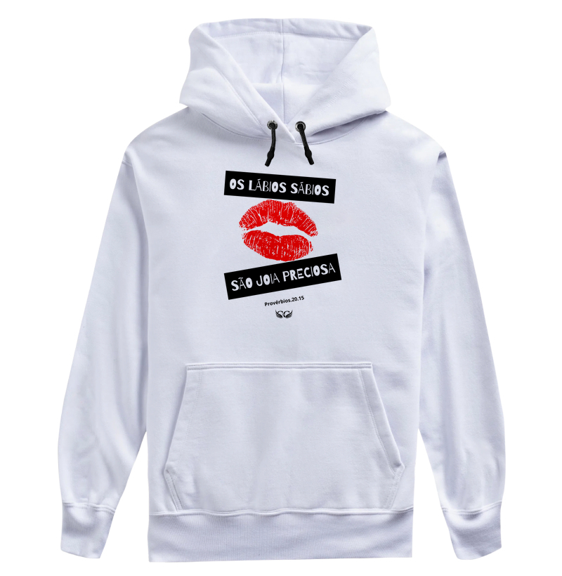 Camiseta Personalizada Lábios sábios são joia preciosa