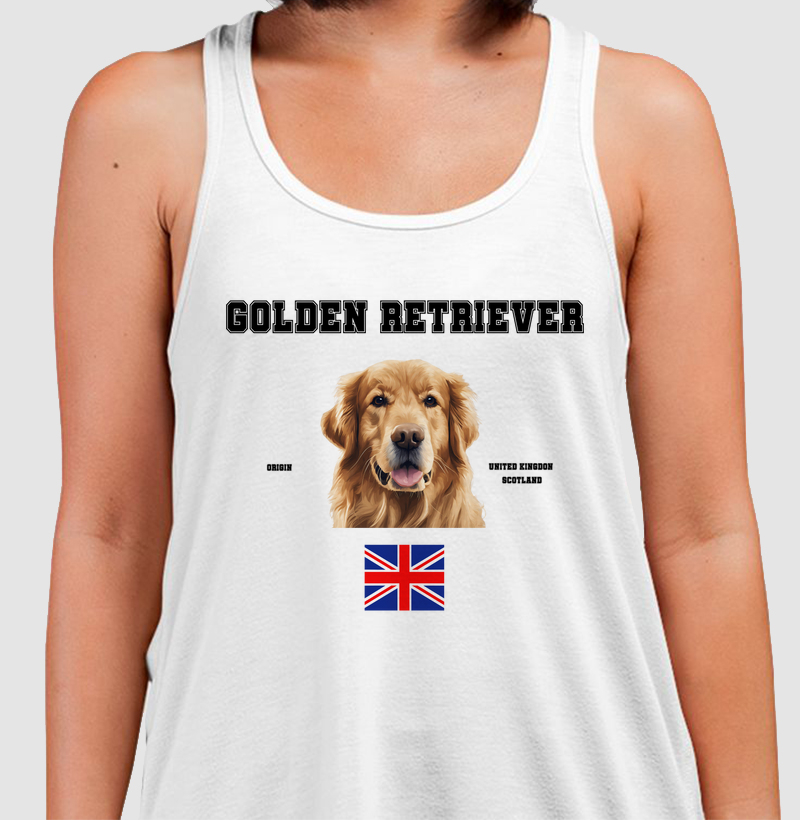 Golden Retriever -letras pretas