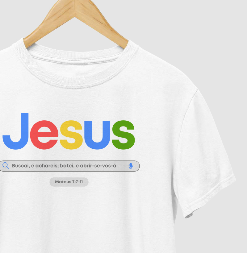 Camiseta Busca no Google Jesus