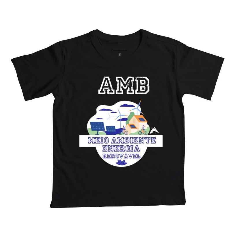 Camiseta Infantil Meio Ambiente Energia Renovável 0126