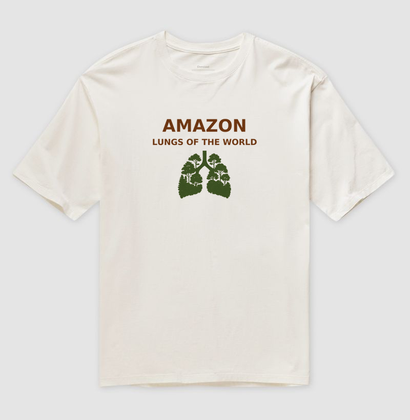 Camisa "AMAZON LUNGS OF THE WORLD"