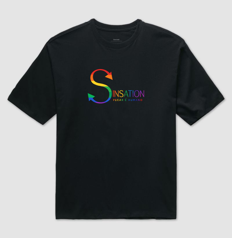 Oversized- Orgulho - Logo Pride