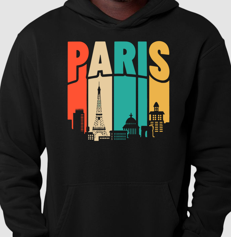 Moletom com Capuz - Paris