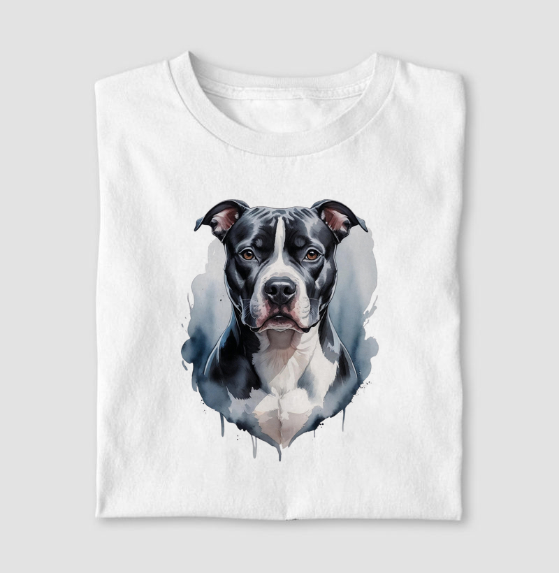 Pitbull aquarela