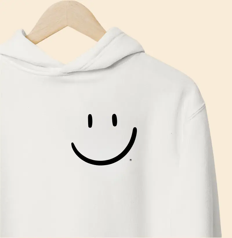 Hoodie Moletom Camiseta Sorria