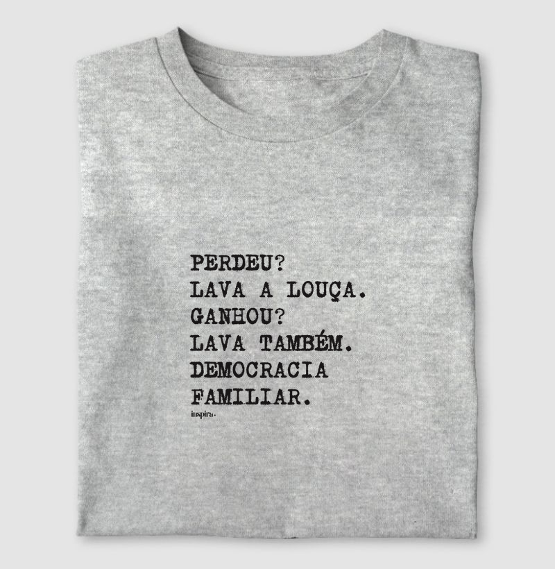 DEMOCRACIA FAMILIAR - LAVA A LOUÇA