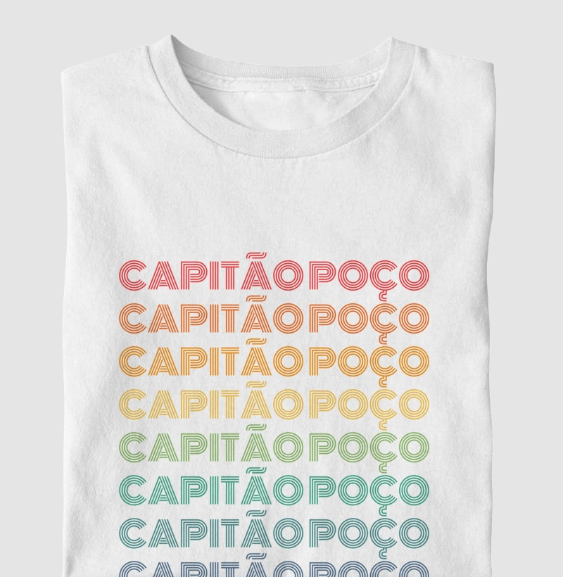 Capitão Poço Letreiro Retrô