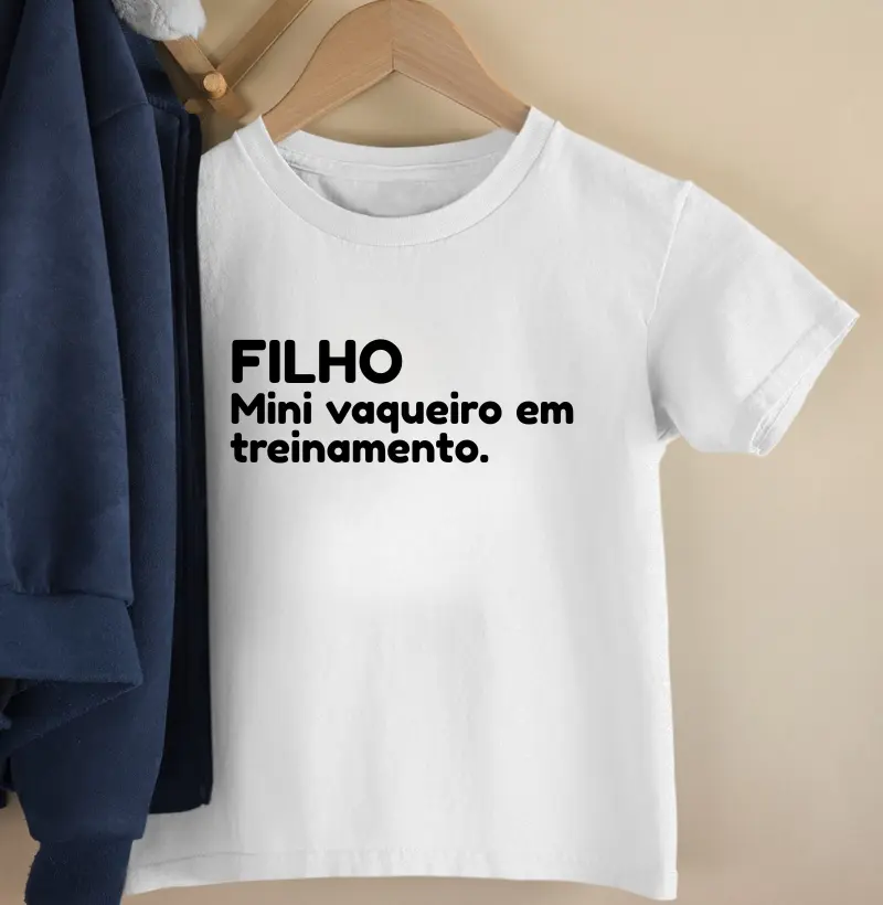 FILHO - Mini vaqueiro em treinamento - Kids
