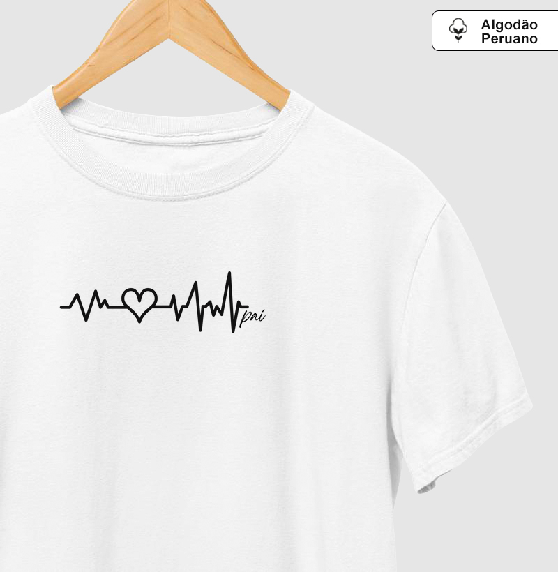 Da batida do coração pro estilo da camiseta