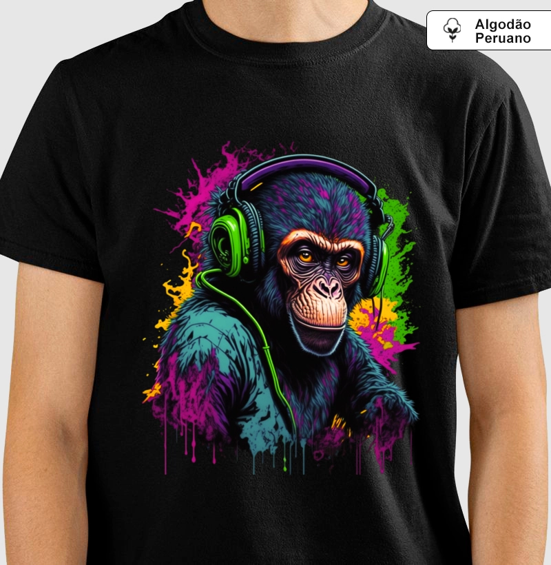 Camiseta Algodão Peruano Beat Primitivo