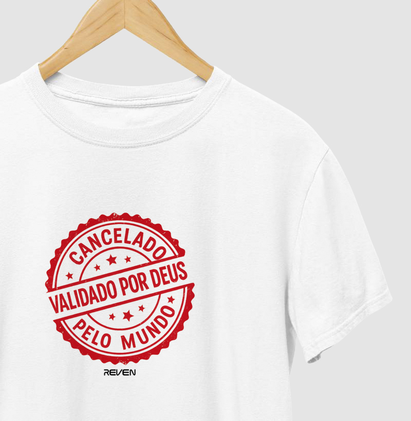 Camiseta Validado por Deus