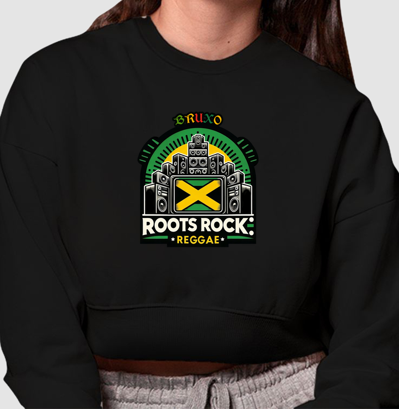 Cropped Moletom BR00028 Roots Rock Reggae V1