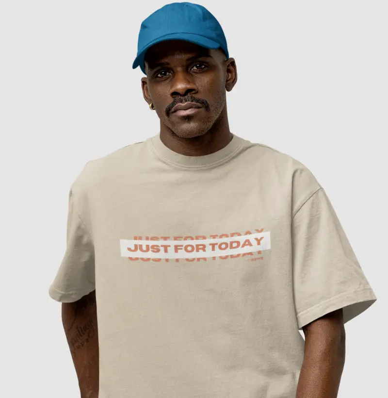 Oversized "Só por hoje"