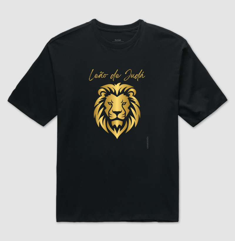 Leão judá dourado