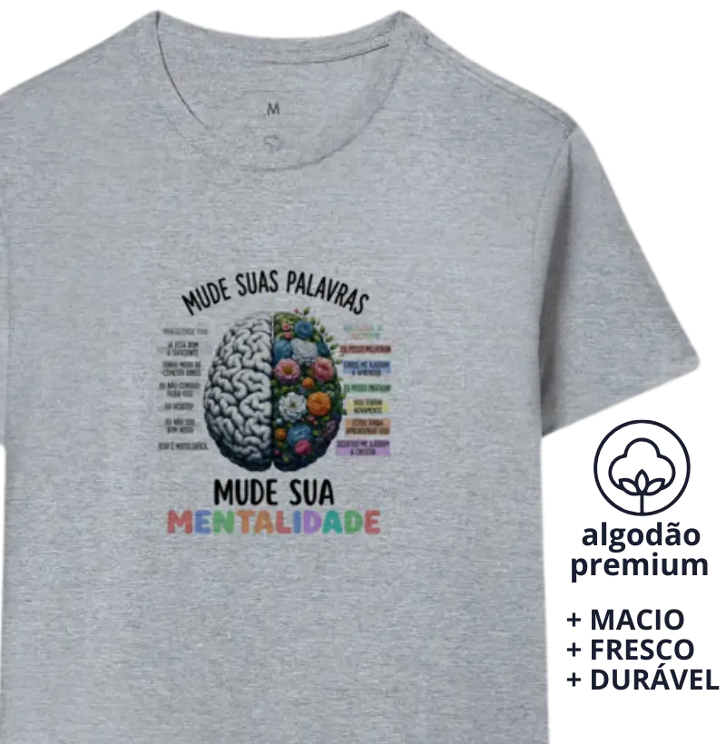 Camiseta Mude Sua Mentalidade