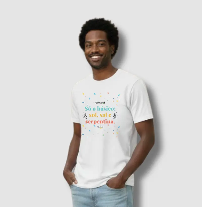 Camiseta Sol, Sal e Serpentina