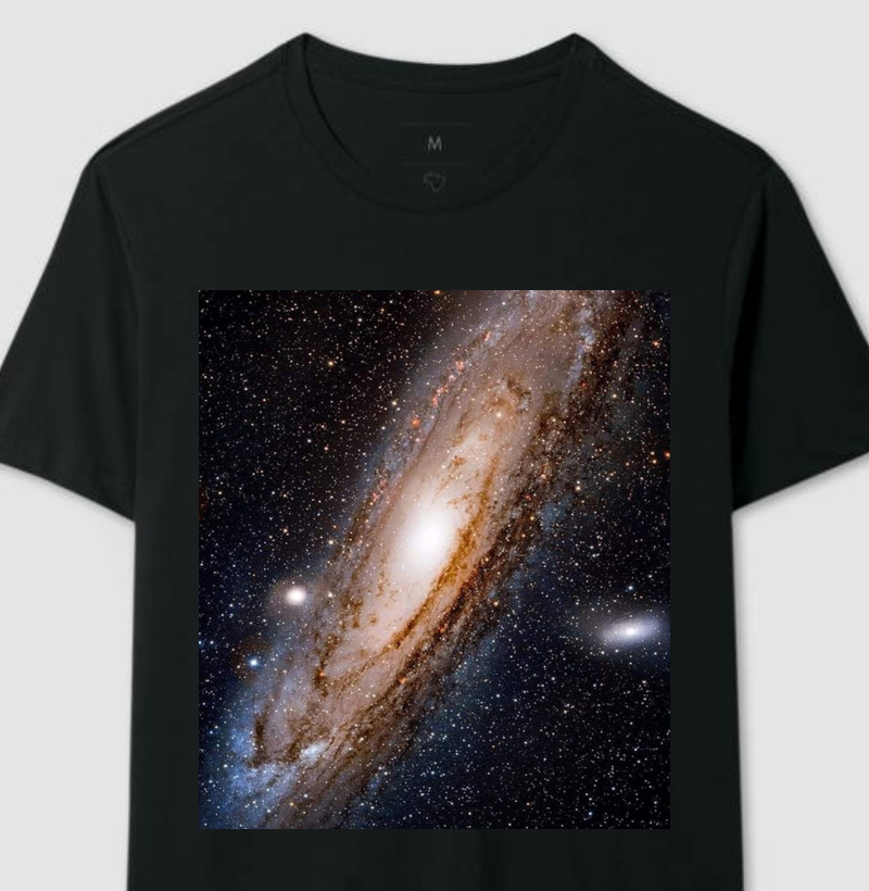 Camiseta Galáxia Andromeda - Galáxia Andromeda