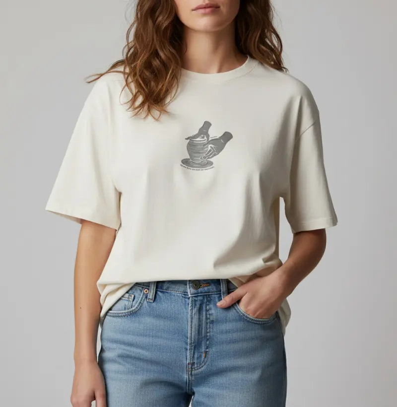 Barro nas mãos do criador