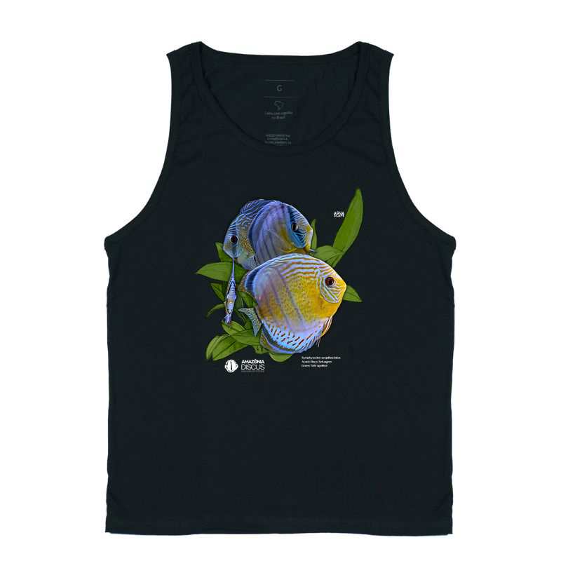 Green Tefé spotted - Acará Disco Selvagem - Amazônia Discus Seleção Premium Ver. 2