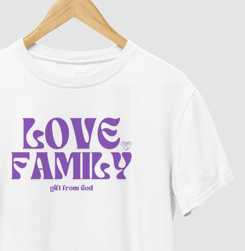 Camiseta Família - Love Family