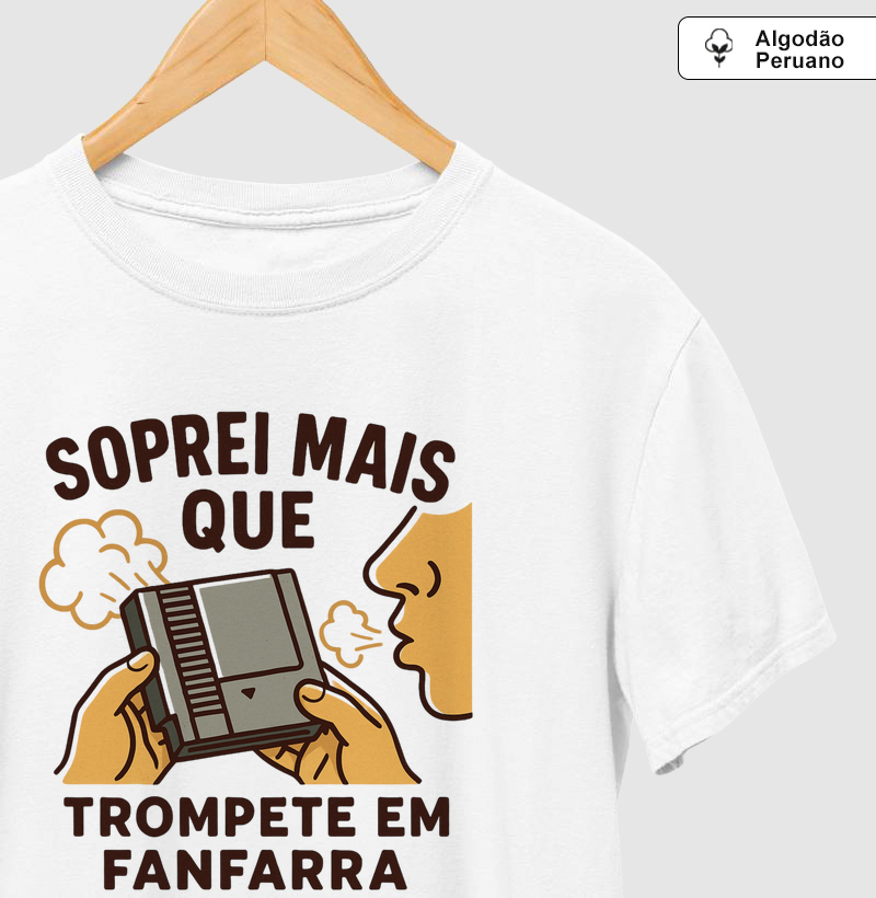 Soprei mais que trompete