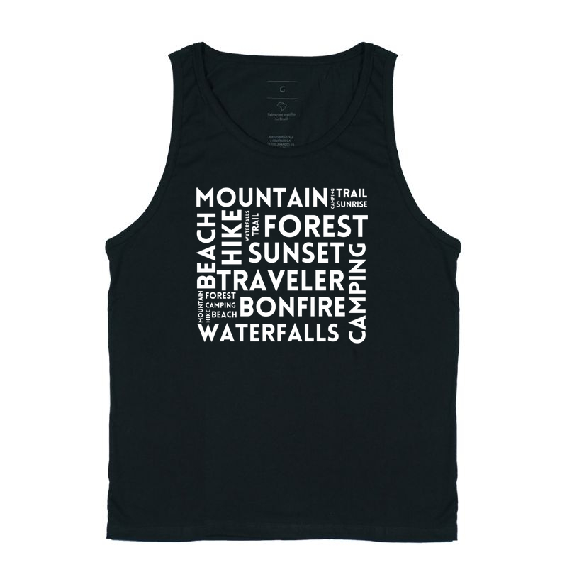 Mountain, hike and trail - tag cloud