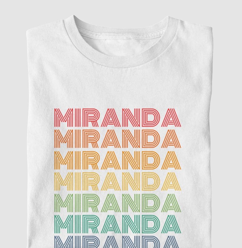 Miranda Letreiro Retrô