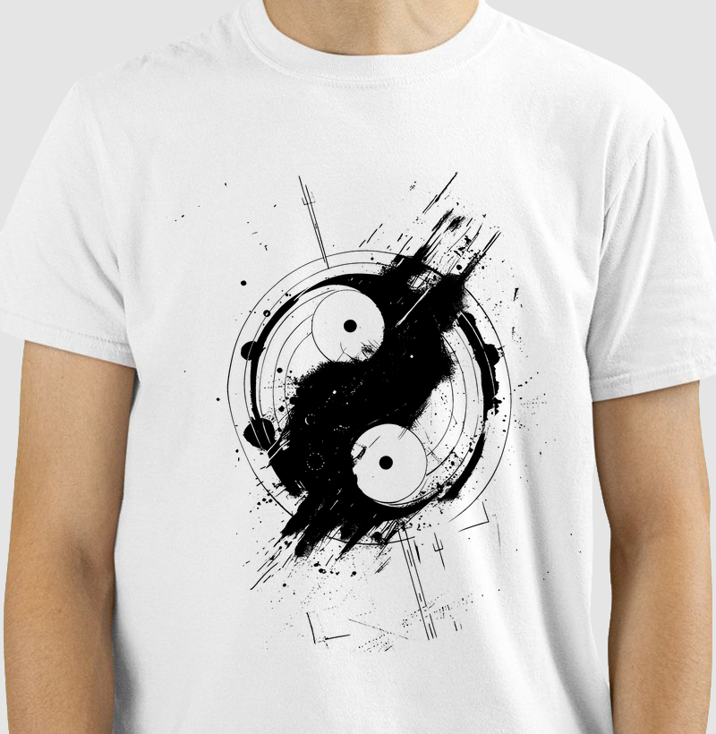 Ying & Yang Grunge