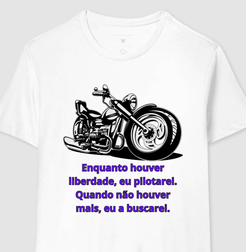 Camiseta Moto e Liberdade