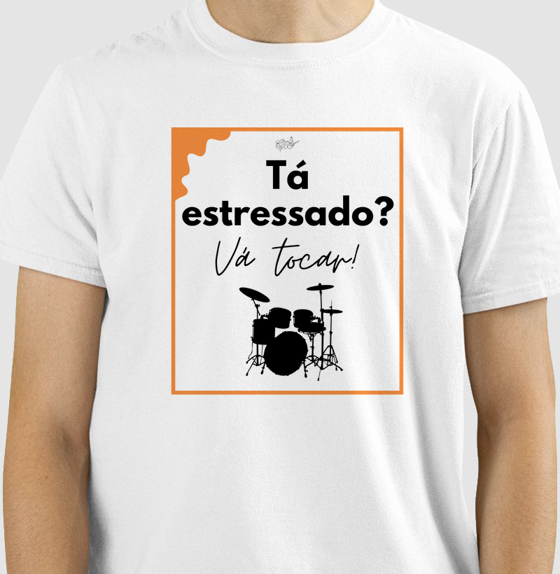 CAMISETA VÁ TOCAR (DRUMS)