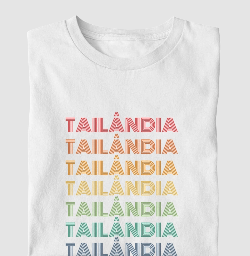 Tailândia Letreiro Retrô