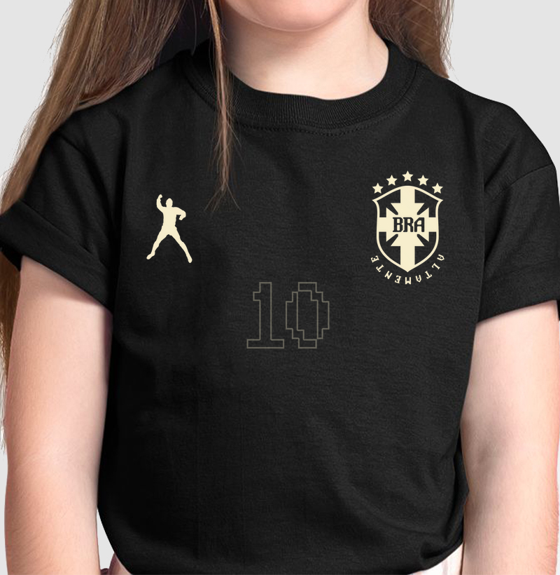 Coleção BRASIL - Edição 10 OF THE KING - Camiseta Infantil