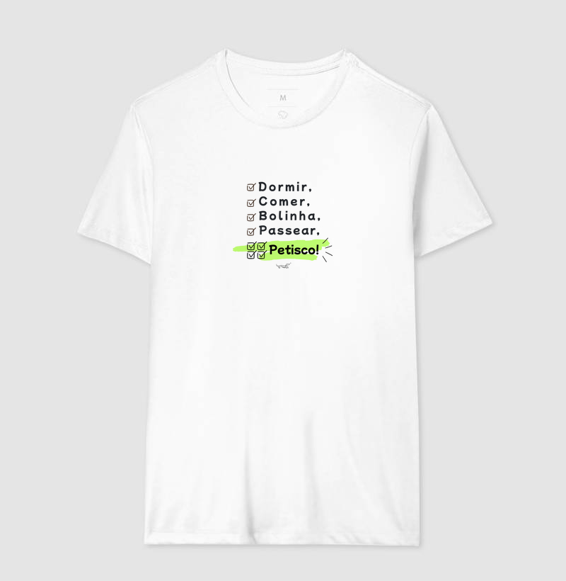 Camiseta Cachorro Salsicha - frases deveres