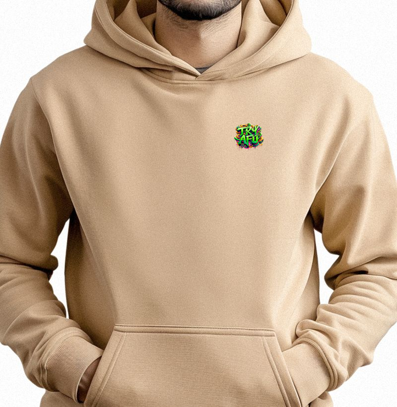 🔥 Moletom Canguru Estampa Exclusiva - Try Afú No Peito – Estilo e Discrição Em Uma Só Peça! 🔥