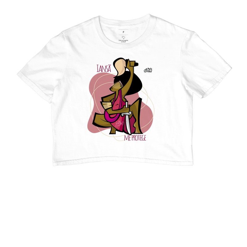 Cropped Iansã VB Pink Maria Patuá