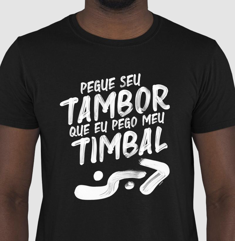 Camiseta Axé - Tambor e Timbal